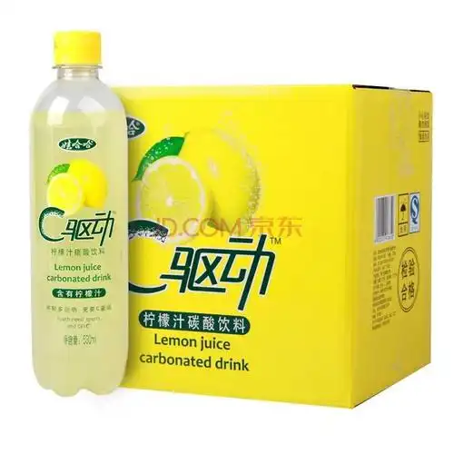 娃哈哈 碳酸饮料 c驱动柠檬汁碳酸饮料 530ml*12/箱 【京东】 【￥36.