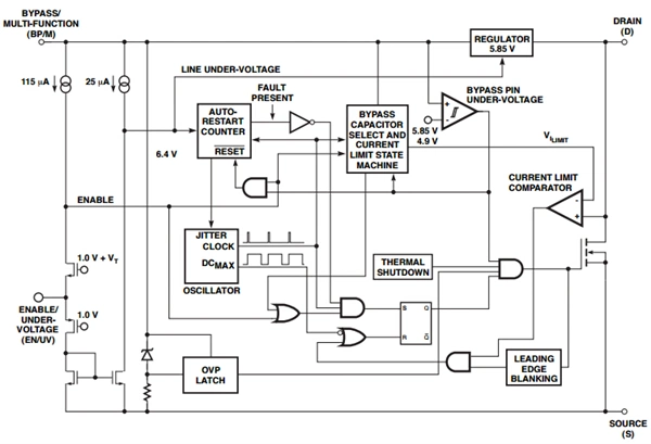 tny280pg开关控制调节
