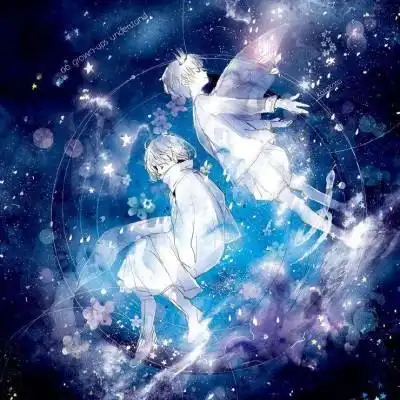 【星辰】【蓝】【白】我的心里从_卡通动漫头像_我要个性网