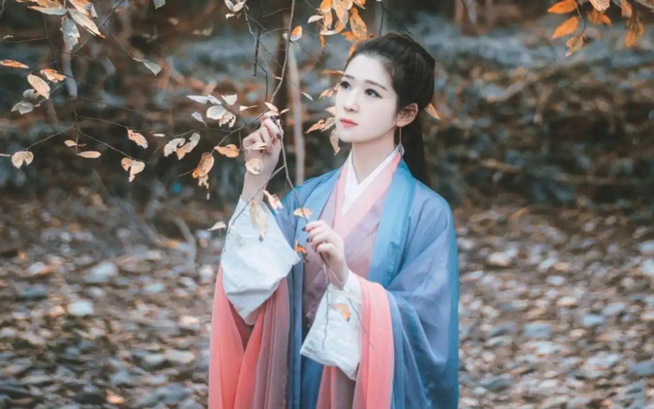 古风美女唯美写真宽屏桌面壁纸高清大图预览1280x800_美女壁纸下载_美