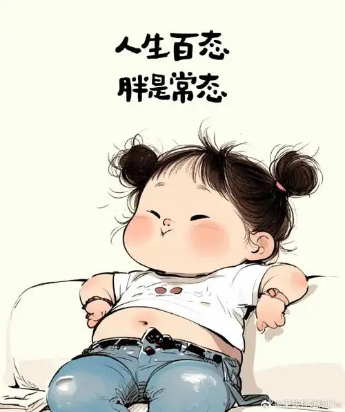 2,出来混,总是要胖的.3,一口吃不成胖子,但是一口一口可以.