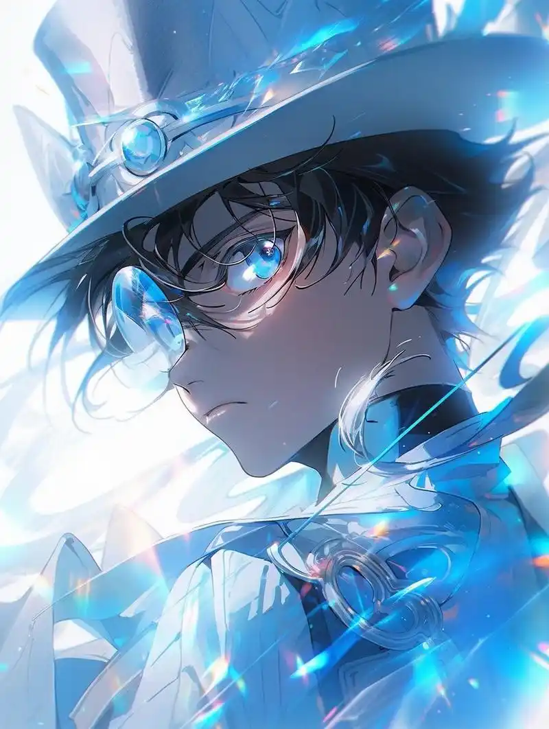 midjourney04帅气版怪盗基德-拿图予告状7515