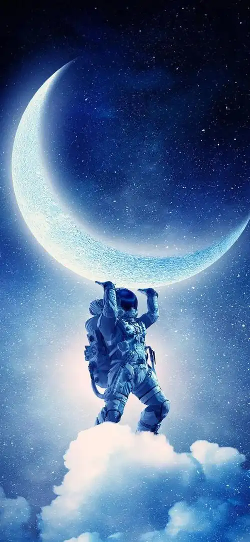 壁纸孤独宇航员