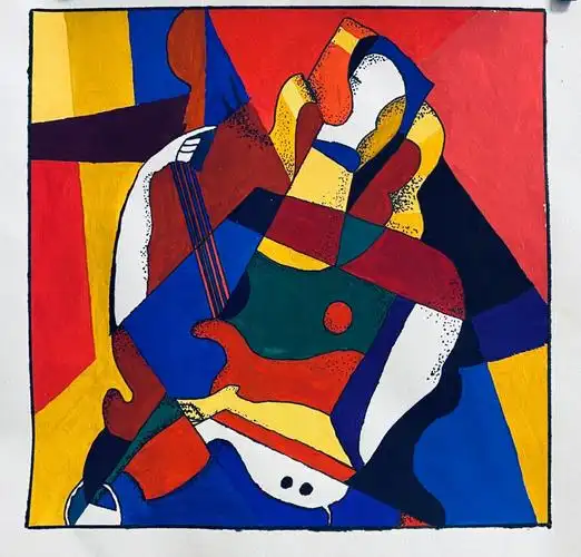 色彩搭配练习红黄蓝