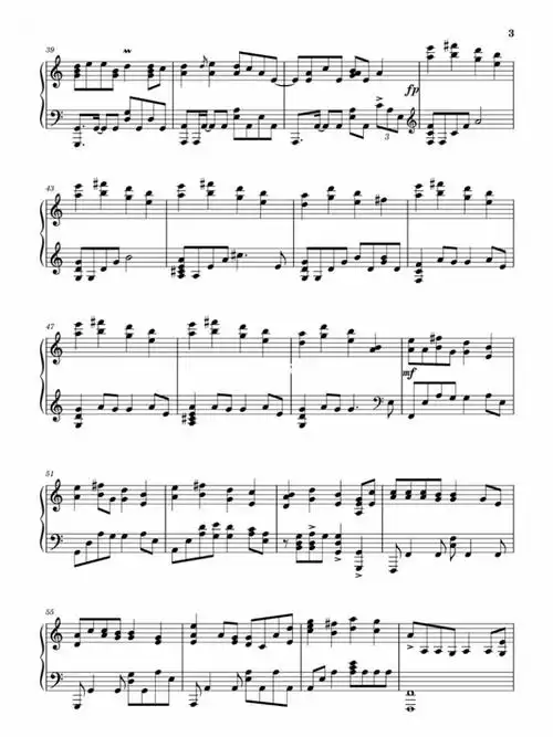 雾里钢琴谱彩色的世界我在我的雾里多么清晰姚六一