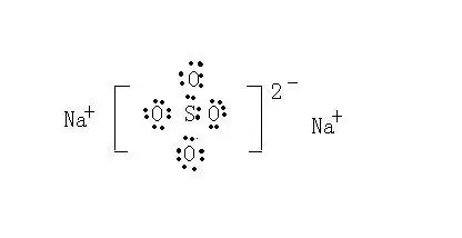 硫酸钠电子式共价键怎么写?