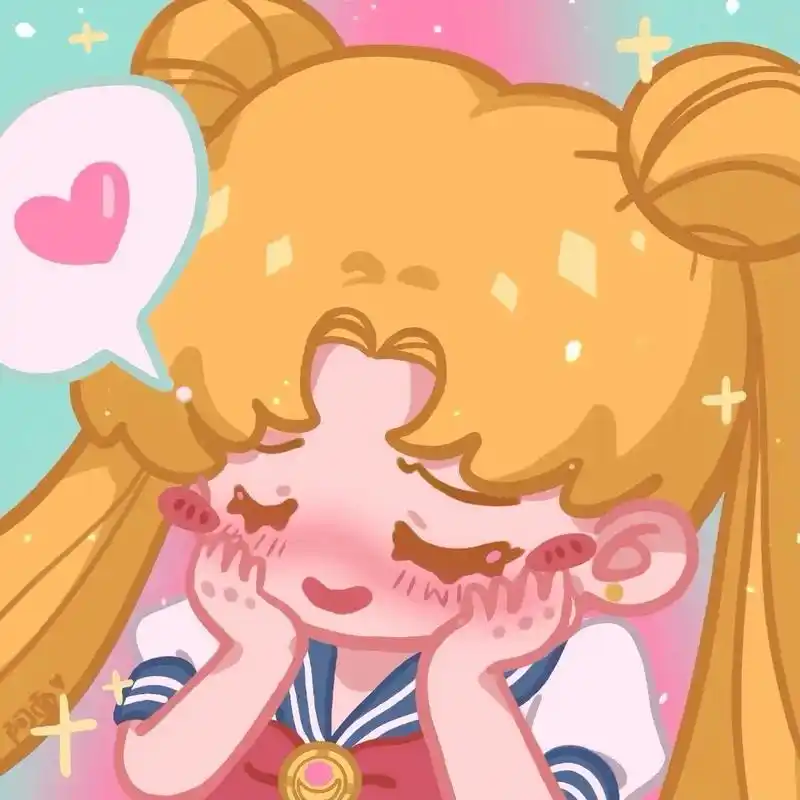 美少女战士头像#头像 #女头 #q版 #画画 - 抖音