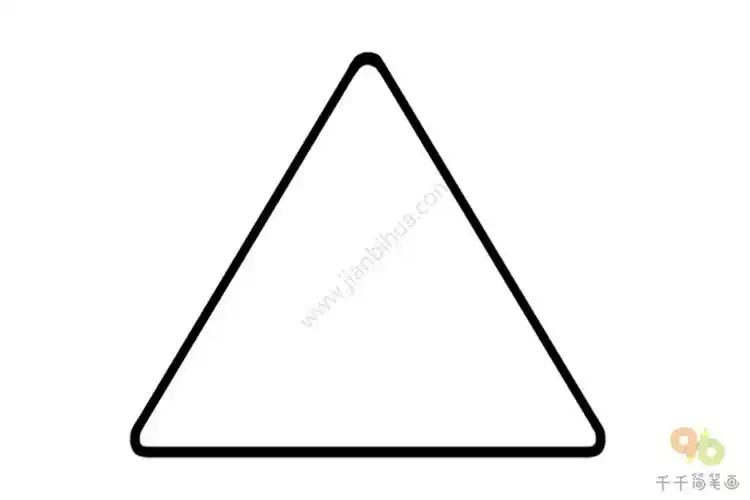 形状72变用三角形画出绵羊简笔画