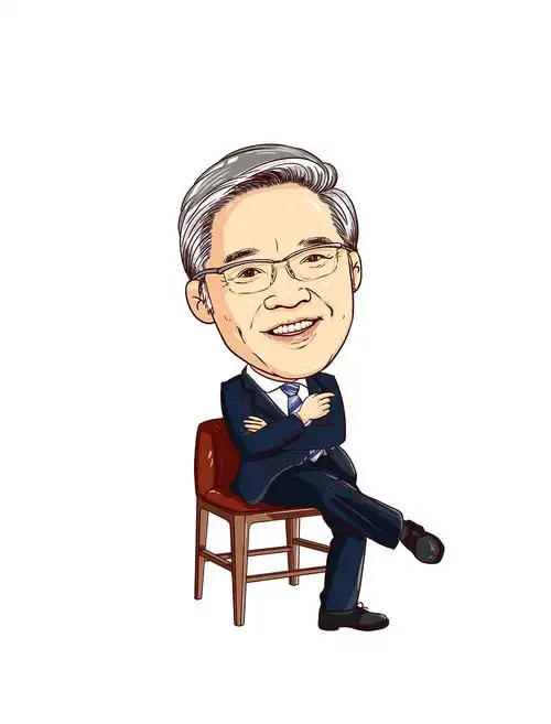 老板正装卡通手绘头像真人漫画形象照片转手绘写实人物