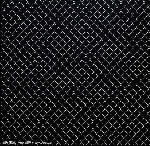 丝网纹理在黑色的背景