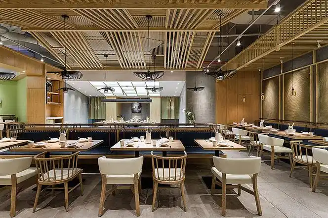 200平串串店餐饮装修效果图(图2)