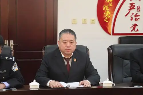 铁岭市人民检察院党组成员,副检察长高海军参加开原市