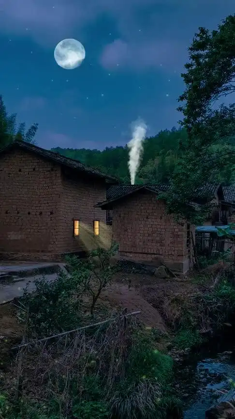 乡下的夜晚,没有城市的宣泄,却令人无比怀念!