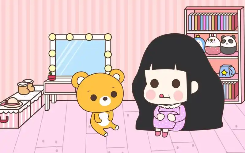 iphone壁纸 萌物 可爱 背景 高清桌面 宽屏 韩系 女孩