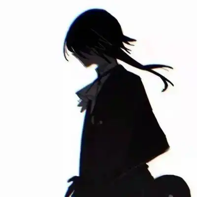 冷酷伤感的日系黑白动漫头像男女情侣闺蜜用的动漫黑白头像图集