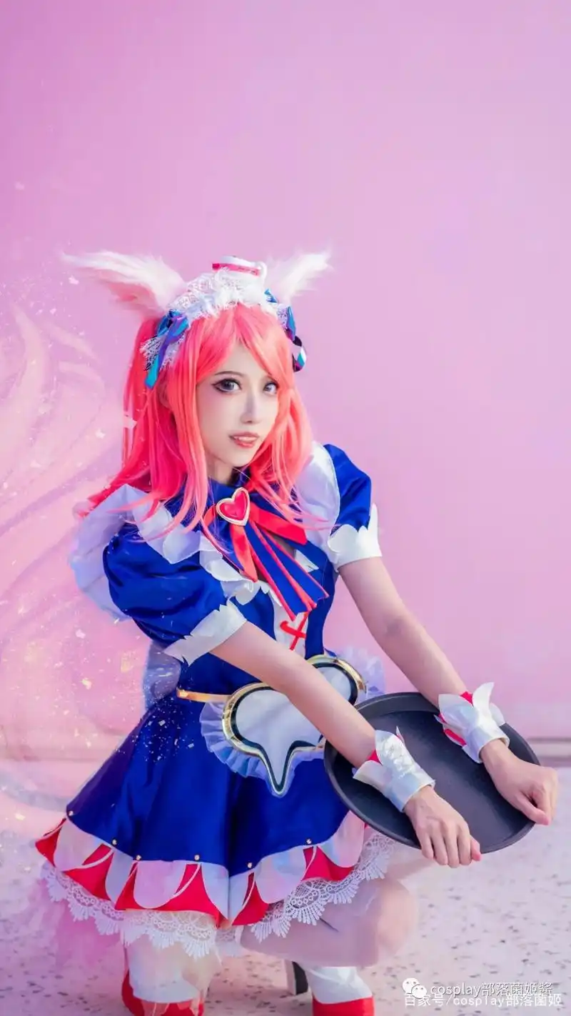 cos:王者荣耀妲己女仆咖啡cos正片@挽黎