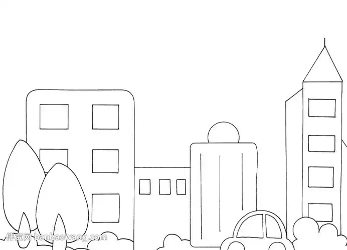 文明城市我的家手抄报