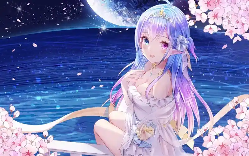 动态壁纸以xp来讲她是完美的精灵公主梦汐谣就此从书中诞生