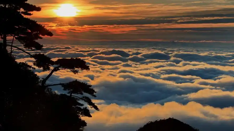 江西三清山日出图片高清电脑壁纸