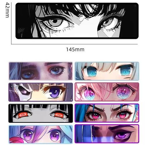 jdm动漫眼睛二次元少女眼神贴纸 电动车摩托电脑机箱装饰个性贴画