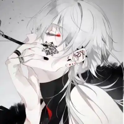 男生捂脸半遮脸头像动漫