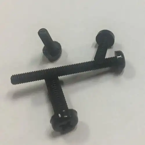 尼龙圆头螺丝pa66电器电脑元件绝缘机牙螺栓m8十字盘头塑料螺丝钉