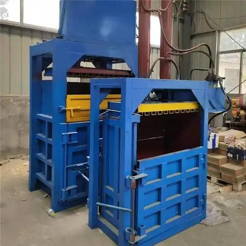 曲阜市金辉机械设备有限公司环保型立式压块机 大包厢废纸打包机 方便