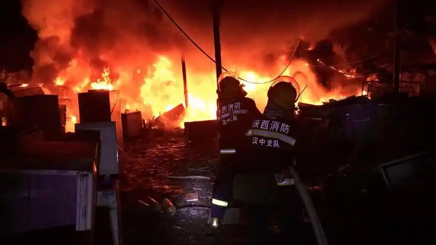 (央广网发 汉中市消防救援支队供图)