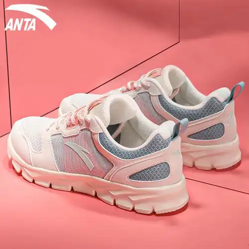 安踏女鞋2021秋冬季新款官网旗舰店跑步鞋女休闲运动跑步鞋