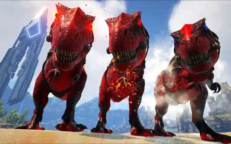 方舟生存进化:起源重生14 全能战士,精英霸王龙登场!