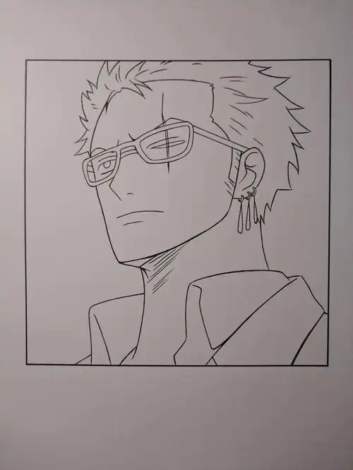 海贼王  #索隆  #绘画过程  #图文伙伴计划