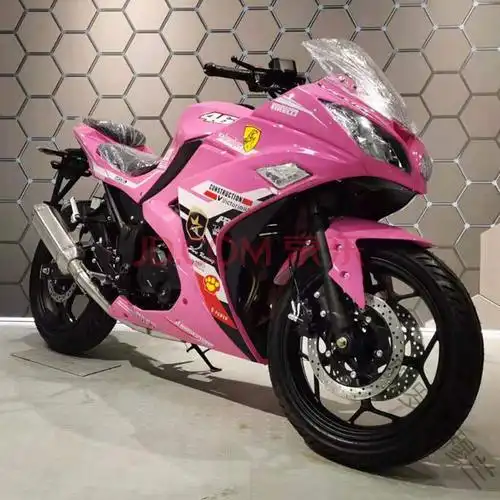 全新v6小忍者摩托车跑车国四电喷400cc双缸水冷爬赛重机车可上牌丰穆