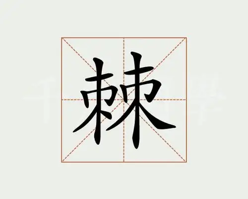 棘字的意思