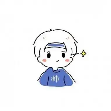 卡通可爱呆萌情侣头像一左一右图片