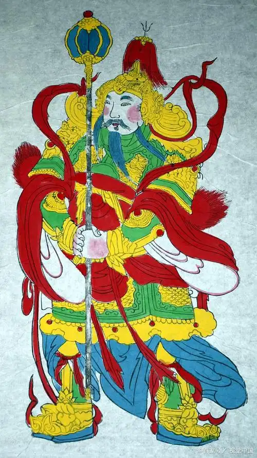 在中国传统文化中,门神是一种常见的守护神,被用来保护家宅平安和辟邪