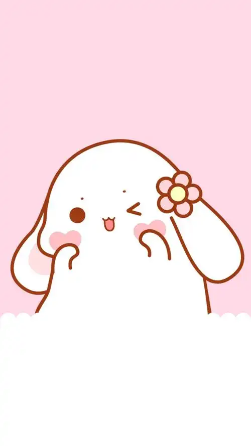 可爱软萌卡通兔子图片手机壁纸