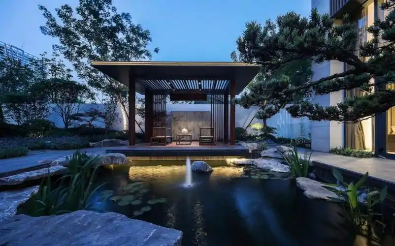 别墅花园设计:如何能打造有意境的中式景观