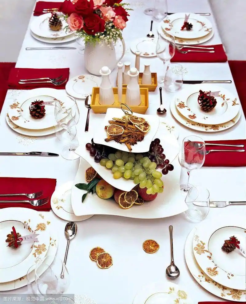 西式餐桌布置