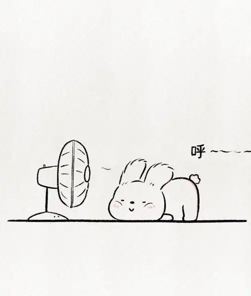 超可爱简笔画教程又到了该吹风扇的季节了