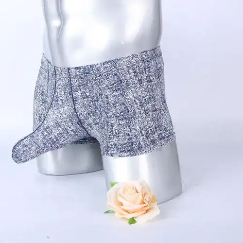 【热荐】男士性感内裤比基尼迷勃尔飞机裤 jet 舞会平角内裤 477