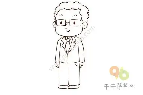 画手绘人物简笔画大叔叔叔简笔画图片教程大叔卡通简笔画卡通头像简笔