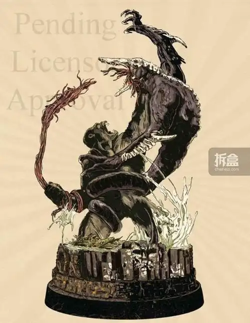 新品预告chronicle金刚骷髅岛金刚大战骷髅蜥蜴雕像