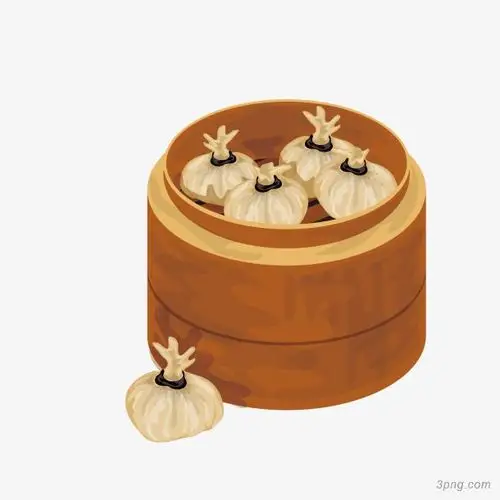 卡通灌汤包矢量图下载