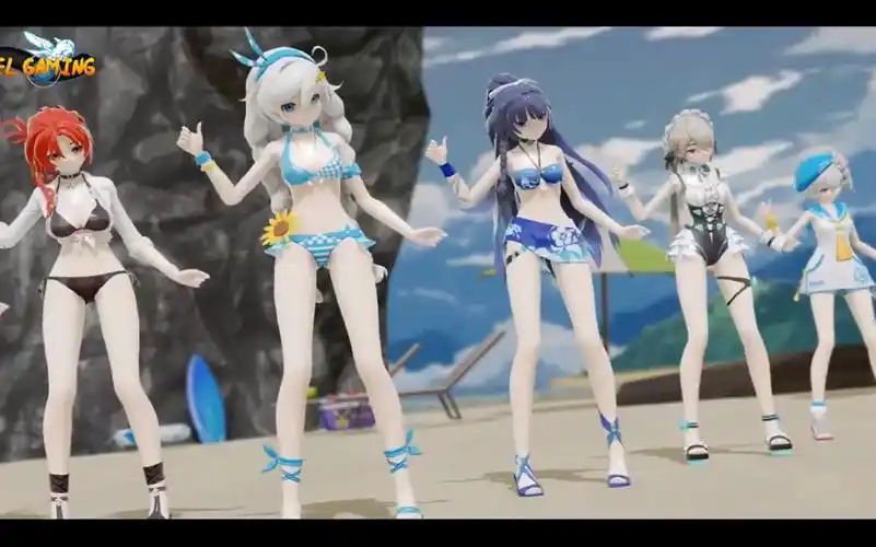 崩三泳装大赏御姐萝莉都有可爱性感并存