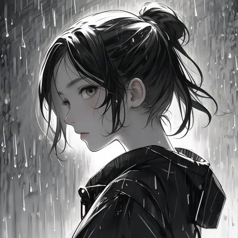 伤感动漫头像女抑郁92 | 忧郁之美