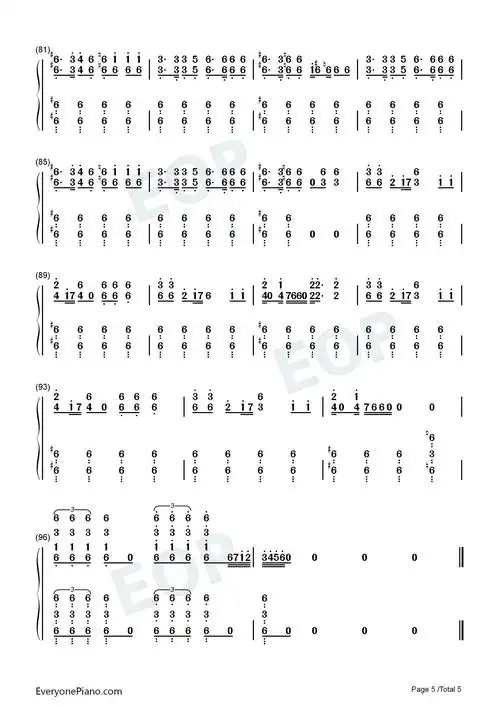 you like that-blackpink创世界新纪录的新曲双手简谱预览5-钢琴谱