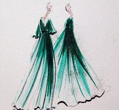 十二星座手绘婚纱!摩羯座高贵,天秤座唯美