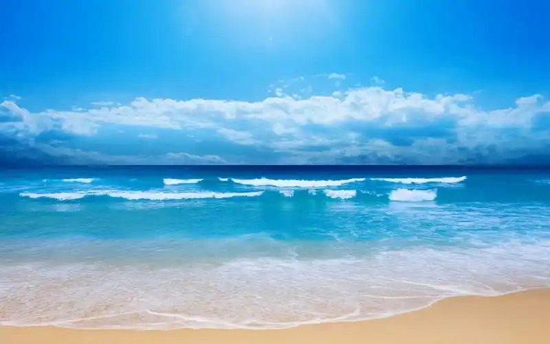 精选唯美一望无际的大海桌面壁纸下载