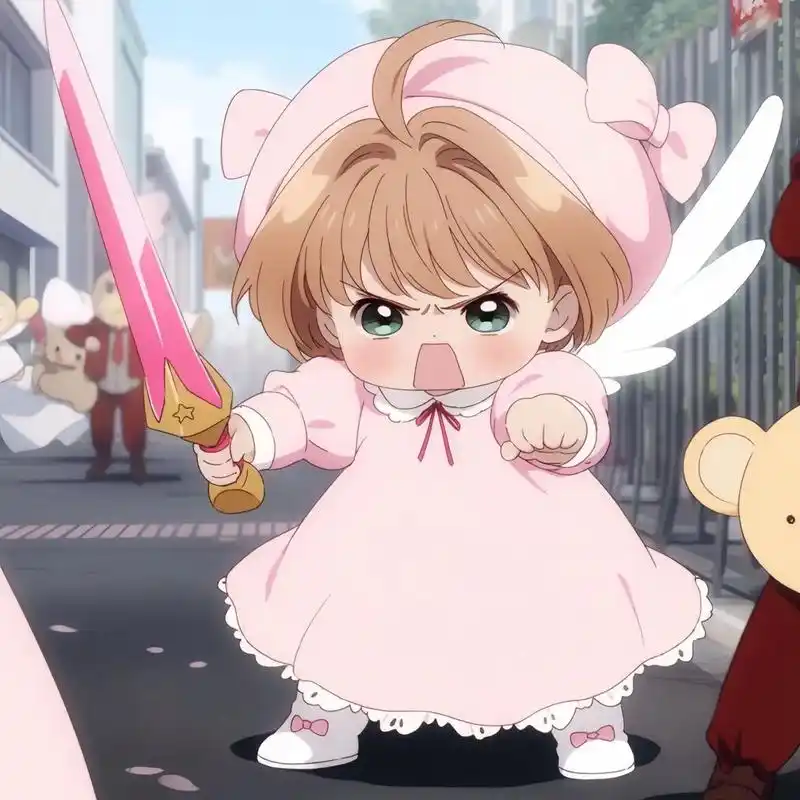 q版百变小樱头像⭐.#魔卡少女樱 #治愈系 #头像 - 抖音