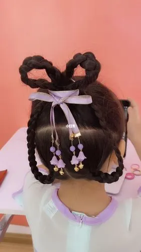 四条三股辫就能扎出的汉服发型看完秒会